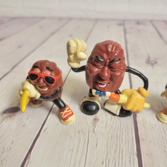 California Raisins Figures Collection Lot of 5 Pieces Mixed Lot Vintage - Picture 3 of 5